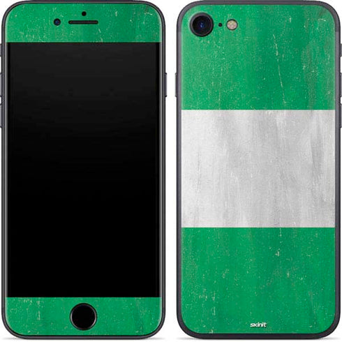 Nigeria Flag Distressed iPhone 8 Skin